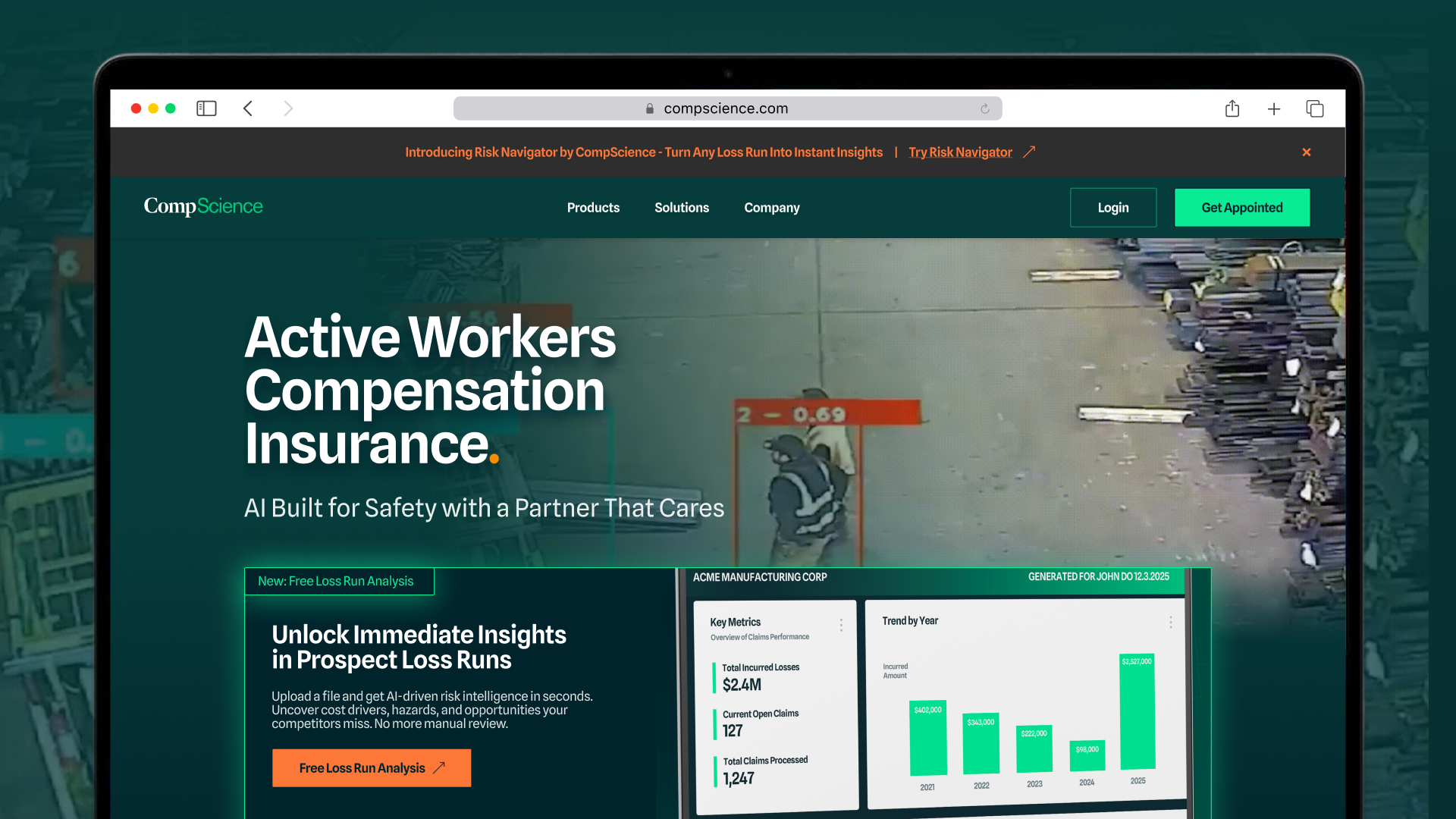 CompScience homepage redesign